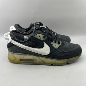 Nike Air Max Terrascape 90 Shoes Men Size 8.5 Black White Crater Comfort Sneaker